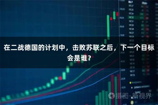 在二战德国的计划中，击败苏联之后，下一个目标会是谁？