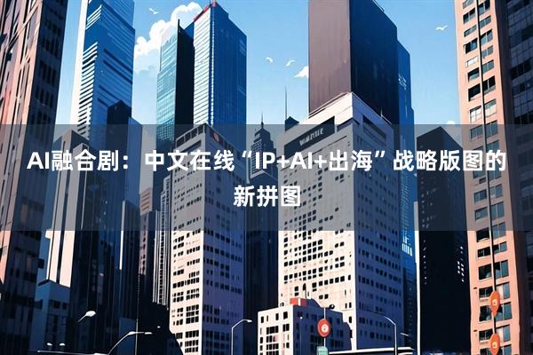 AI融合剧：中文在线“IP+AI+出海”战略版图的新拼图